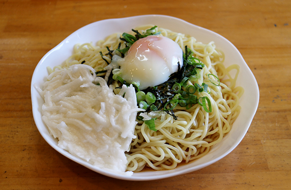 冷やしそば or関西風野菜玉(チーズ)